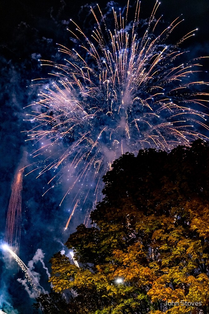 "Fireworks" by John Stoves Redbubble