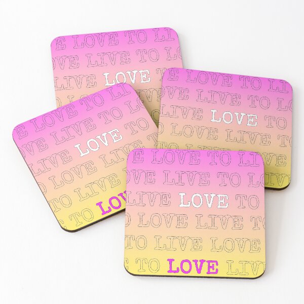 Item preview, Love to live, live to love designed and sold by Happyoninside.