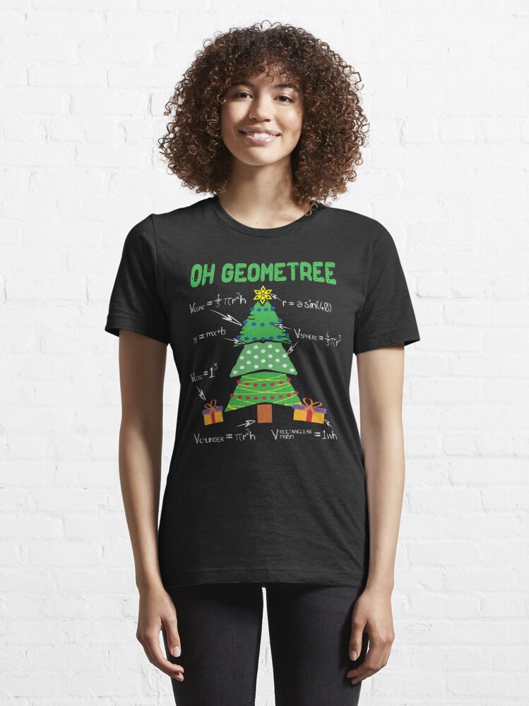 Disover Oh Geometree Geometry Math Science Teacher Christmas Gift Essential T-Shirt