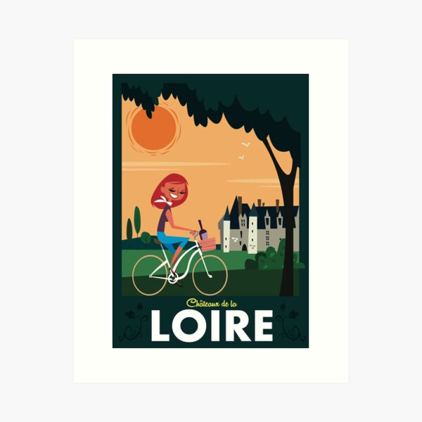 Item preview, Chateaux de la Loire poster designed and sold by GAGodel.