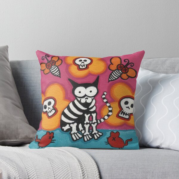 Item preview, Skelly Cat with Bees designed and sold by Pink-Ivy.