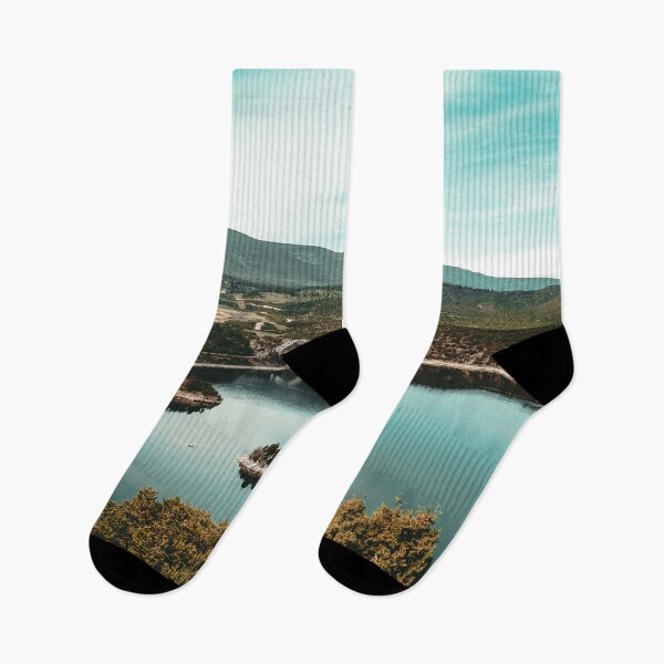 Item preview, Little Mountain Island // Teal and Rustic Lake Photograph in Colorado designed and sold by catbyrdcolorado.