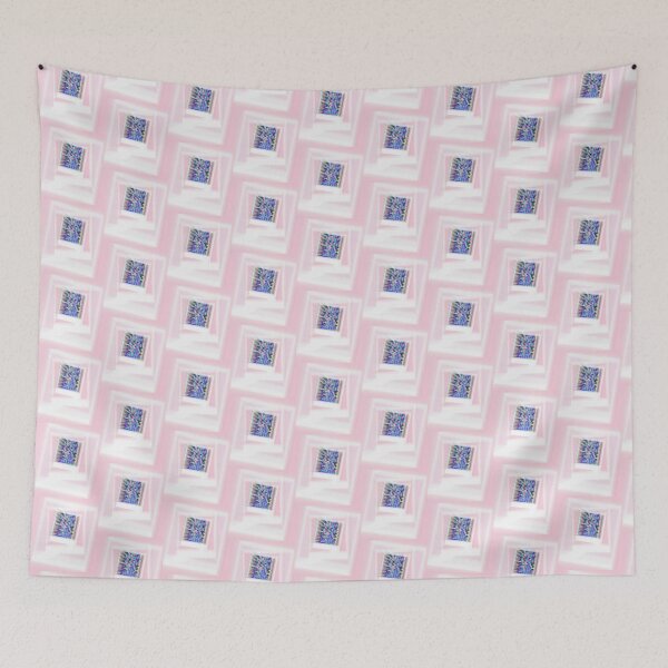 Item preview, framed white and pink. c.a.2019 designed and sold by smiley100.