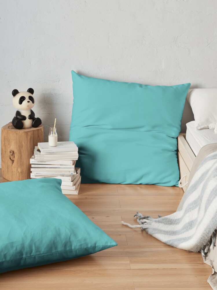 Alternate view of Turquoise. Floor Pillow
