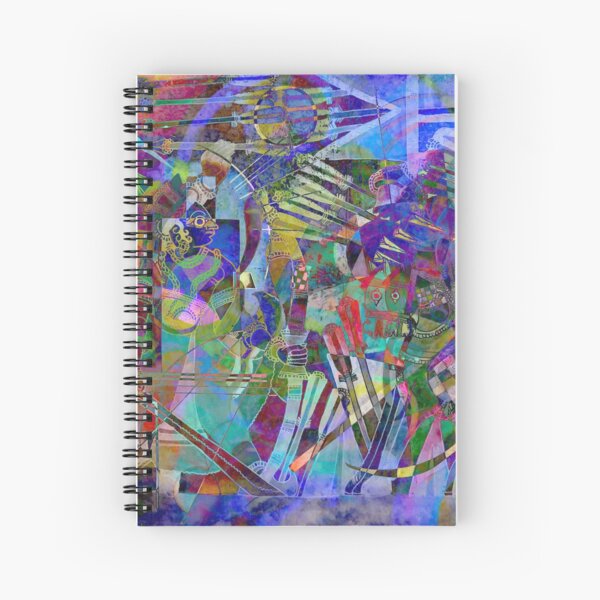 Indian inspired pattern Spiral Notebook