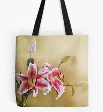 Star Gazer Lilies I Tote Bag