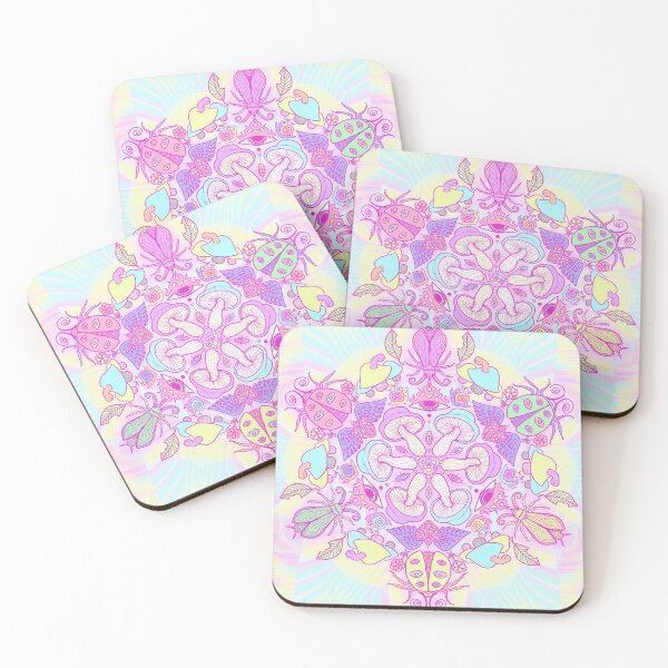 Item preview, Mushroom Mandala - Pastel designed and sold by Ughli.