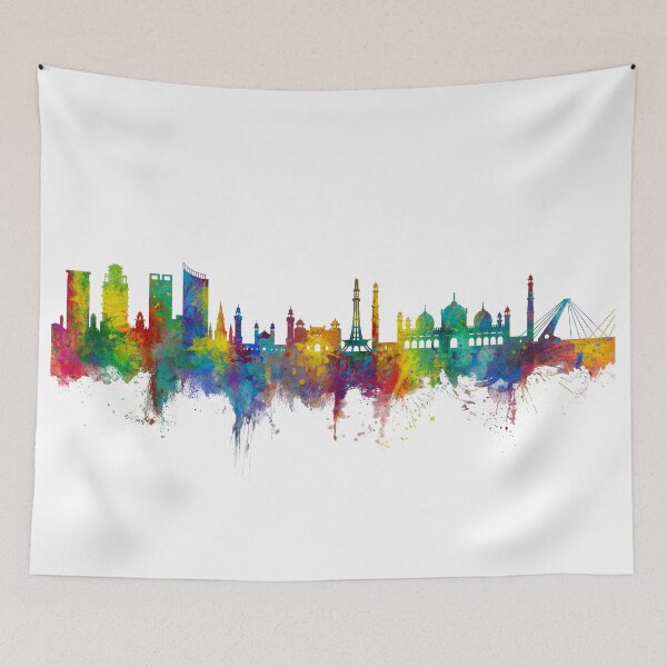 Item preview, Lahore Pakistan Skyline designed and sold by ArtPrints.