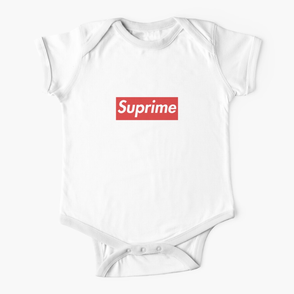 supreme onesie baby