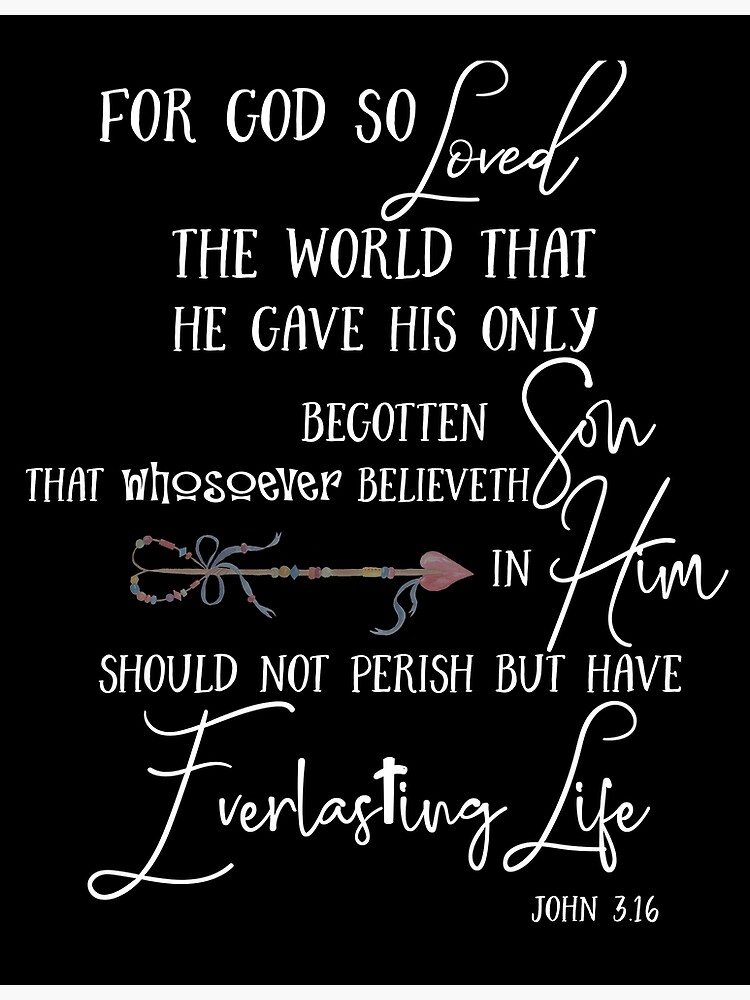 bible verse john 3 16