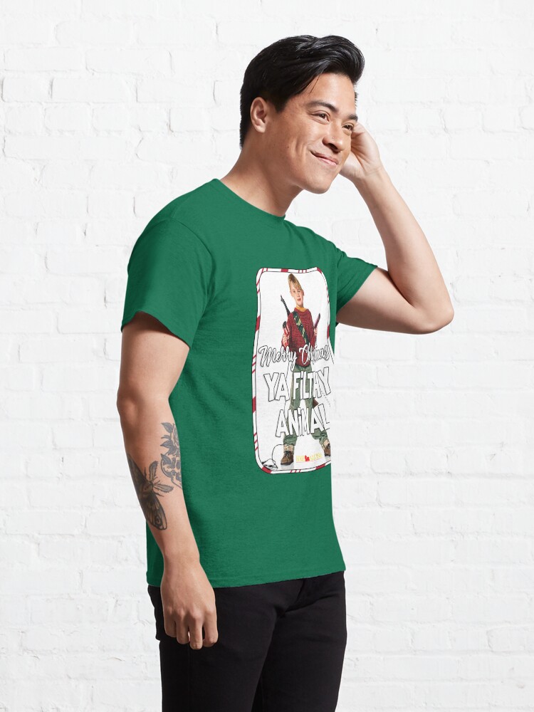 ホーム アローン メンズ レディース Tシャツ 映画 子供 メリークリスマス コメディ映画 マコーレー カルキンはDoras  Creativeによって販売中 | SKU 214364 | Printerval