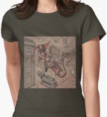 ComicCon Winged Merbunny Women's Fitted T-Shirt