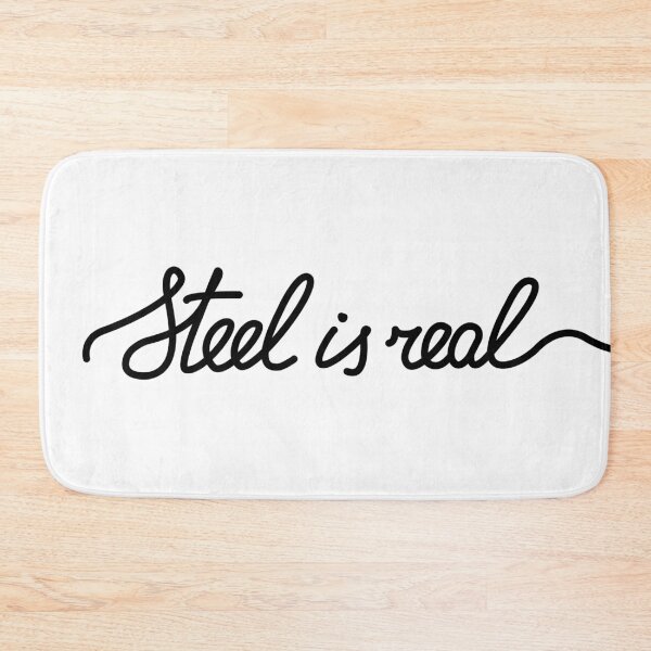 Item preview, Steel is real Sticker designed and sold by HenrisKas.