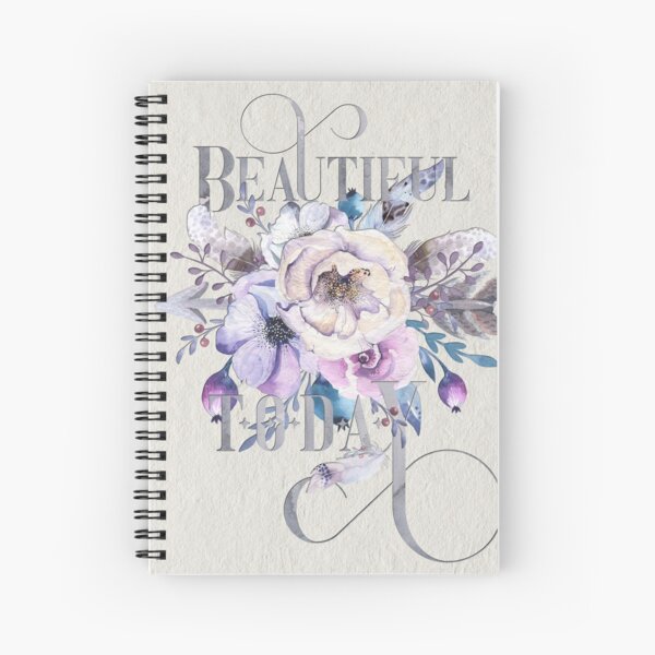 Beautiful Today – Appreciation for your friends and for yourself. Spiral Notebook