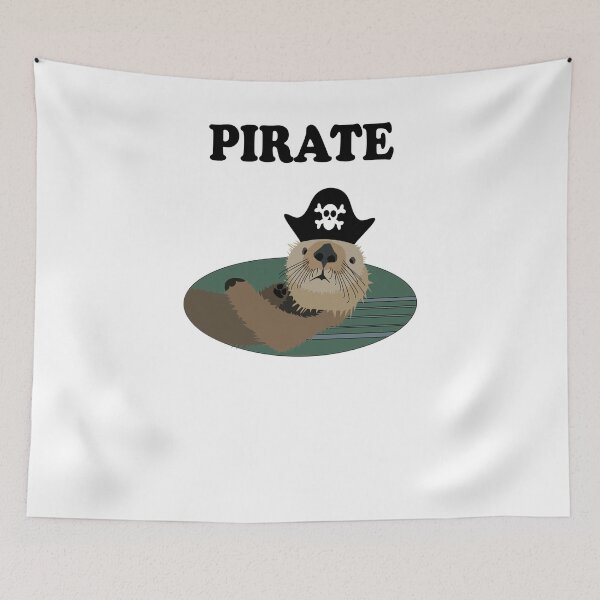 Item preview, Otter pirate pirate otter designed and sold by zejose.