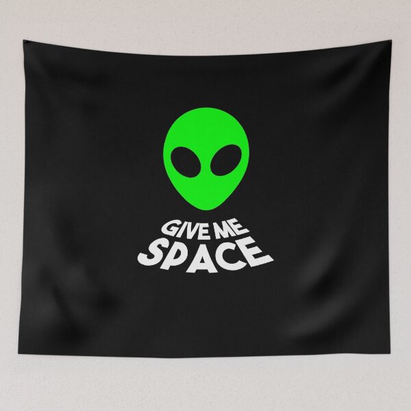 Item preview, Give Me Space Alien - Green designed and sold by alienfolklore.