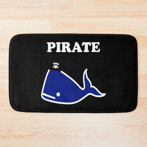 Item preview, Pirate whale Blue whale pirate designed and sold by zejose.