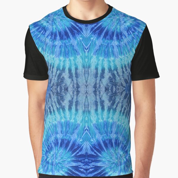 Hippie pattern blue Graphic T-Shirt