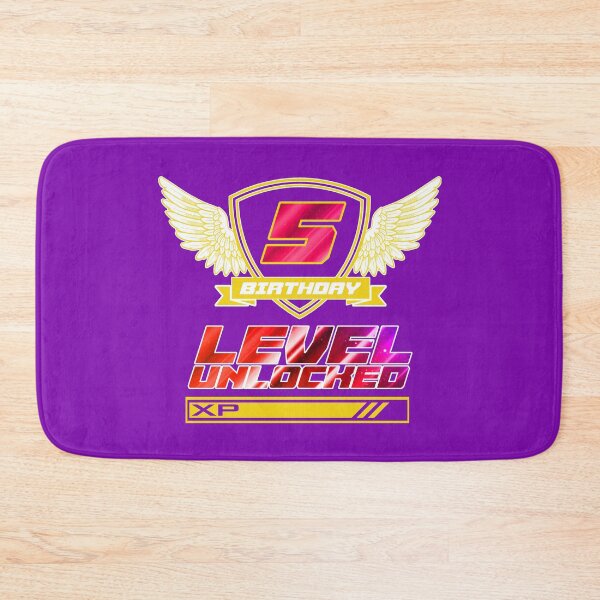 Item preview, Birthday Boy Girl 5 Years Old Level Up Video Game Gamer Design designed and sold by trendyzcom.