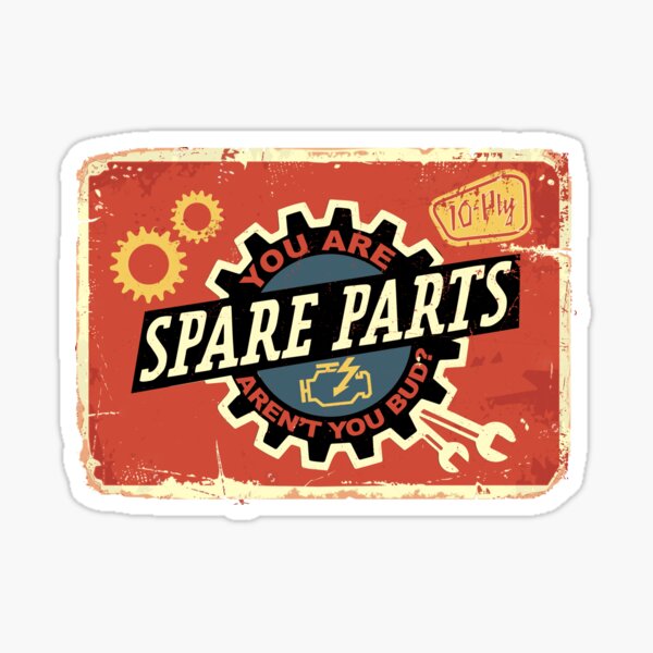Spare Parts Stickers for Sale
