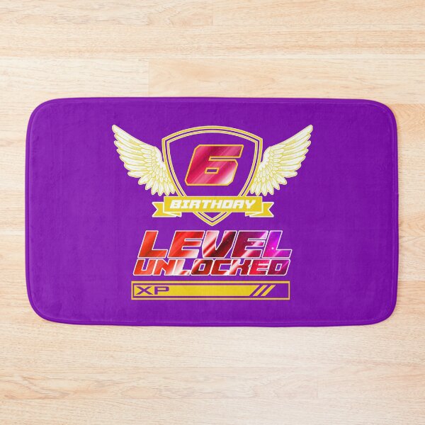 Item preview, Birthday Boy Girl 6 Years Old Level Up Video Game Gamer Design designed and sold by trendyzcom.