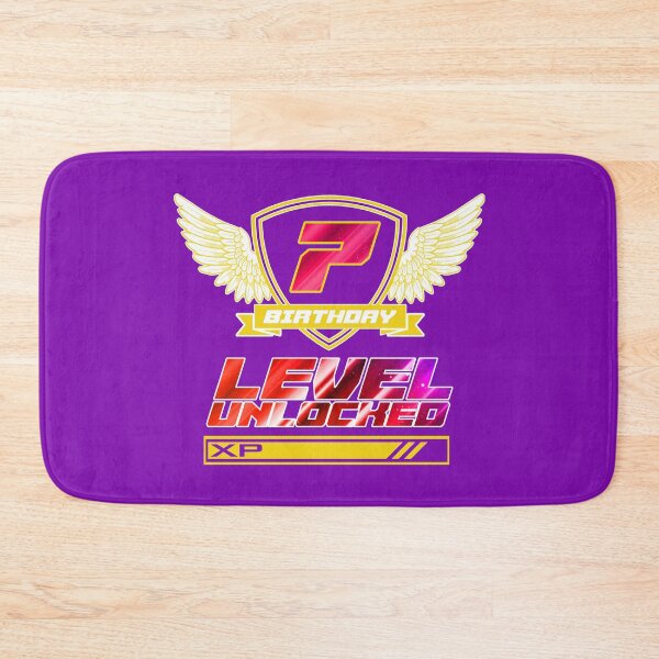 Item preview, Birthday Boy Girl 7 Years Old Level Up Video Game Gamer Design designed and sold by trendyzcom.
