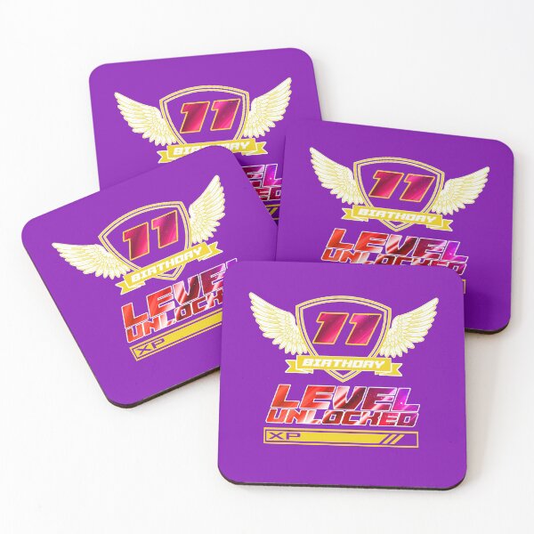 Item preview, Birthday Boy Girl 11 Years Old Level Up Video Game Gamer Design designed and sold by trendyzcom.