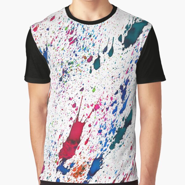 Manchas De Pintura Salpicado By The Art Camiseta Pintura
