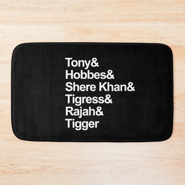 Item preview, Pop Culture Tigers - Helvetica Style Design designed and sold by AricHutfles.