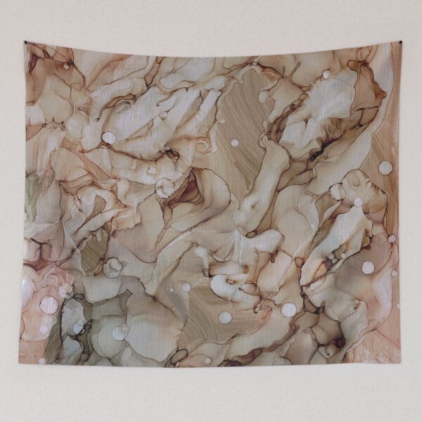 Item preview, Nature Walk: Original Abstract Alcohol Ink Painting designed and sold by herzart.