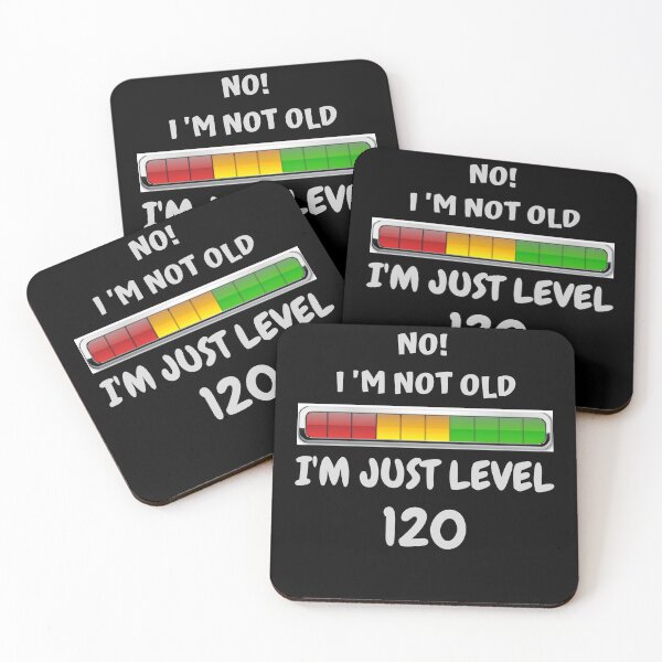 Item preview, Gaming T-Shirt | "I'm Not Old I'm Just Level 120 designed and sold by FlashFireTees.