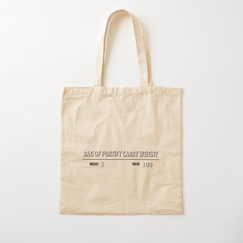 Bag of fortify carry weight skyrim Tote Bag for Sale by MOST FIRE