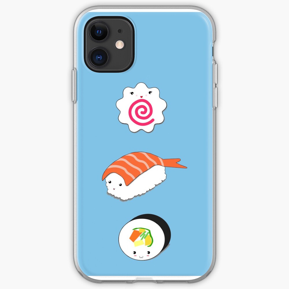 Hand Drawn Various Kawaii Sushi Colored Vector Set All Elements Are Isolated Sponsored Sponsored Kawa Kawaii Doodles Sushi Drawing Cute Kawaii Drawings