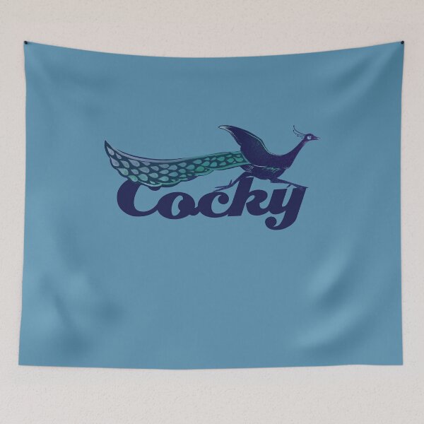 Item preview, Cocky Peacock designed and sold by FrictionMaxxing.