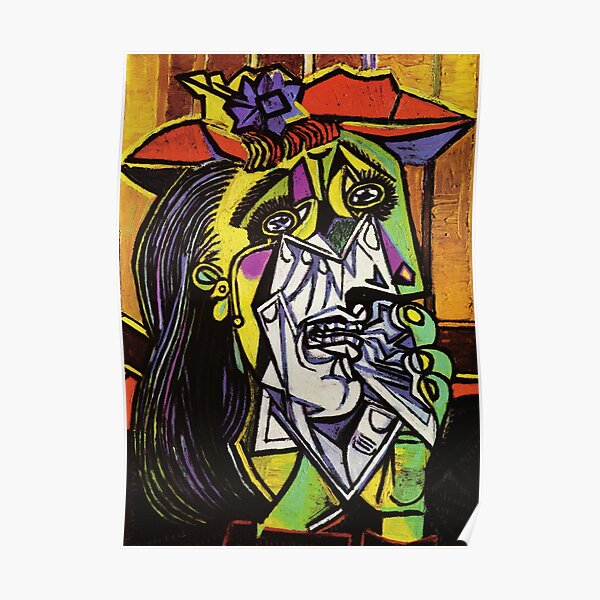 Pablo Picasso Original Fine Art The Weeping Woman Painting HD High Quality Online Store Poster