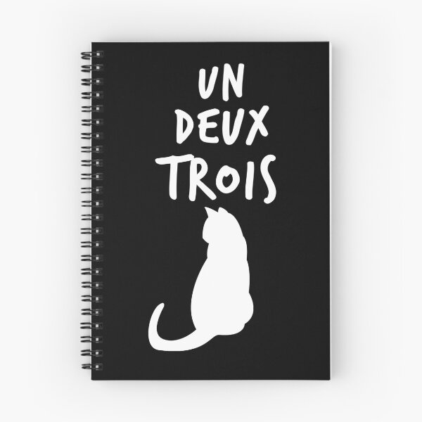 Item preview, Un Deux Trois Cat Lovers Funny French Gift T-Shirt designed and sold by issambak.