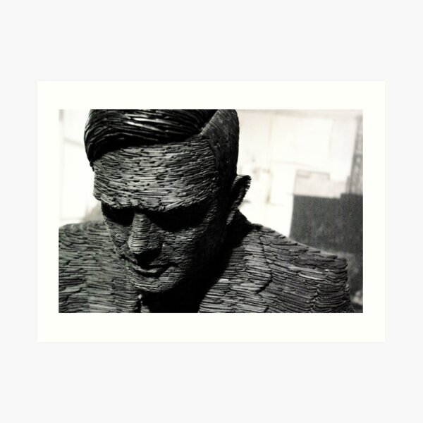 Alan Turing, Bletchley Park Art Print
