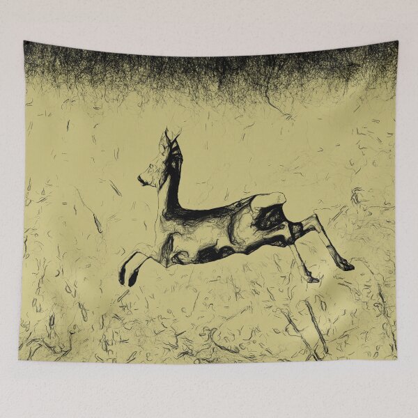 Item preview, Jumping roebuck designed and sold by Guardi71.