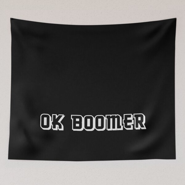 Item preview, ok boomer white outline designed and sold by gingerlouls.