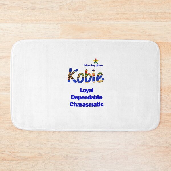 Item preview, Monday Born Ghanaian Male Name 'Kobie' in Blue designed and sold by WhoWeAre.