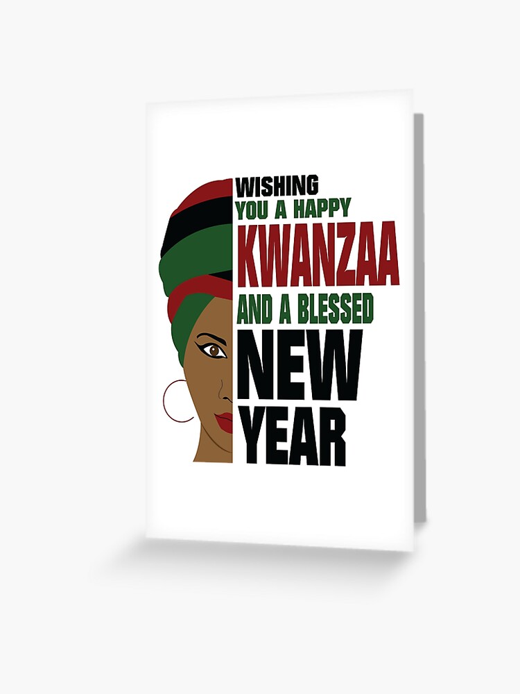 Happy Kwanzaa Ethnic African Woman Art Board Print for Sale by