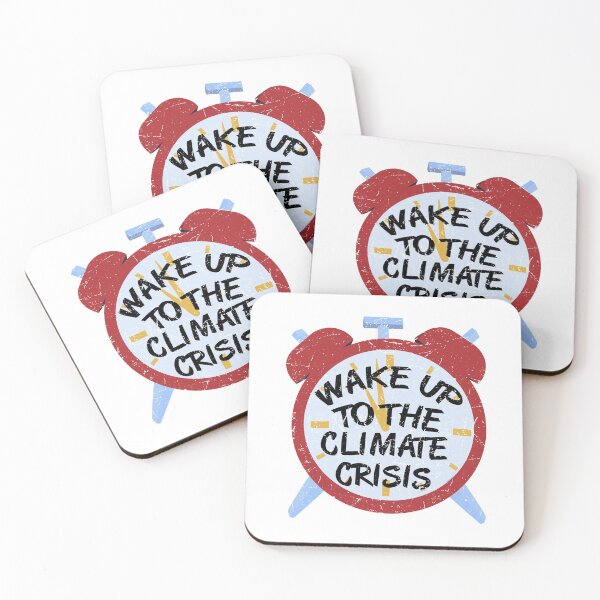 Item preview, WAKE UP TO THE CLIMATE CRISIS designed and sold by radvas.