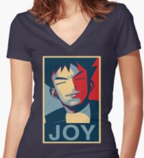 Brock Obama Women's Fitted V-Neck T-Shirt
