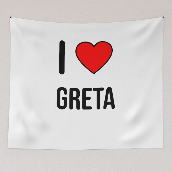 Item preview, I love Greta designed and sold by paul-zenek.