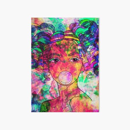 Bubblegum Pop Art Board Print
