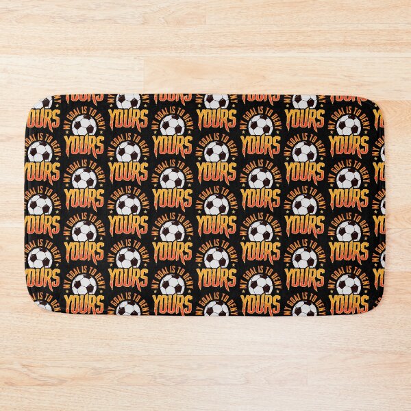 Item preview, My Goal Is To Deny Yours Soccer Goalie Goalkeeper Tile Pattern designed and sold by perfectpresents.
