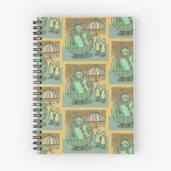 Item preview, Robot in the rain with umbrella  designed and sold by Gammaraybots.