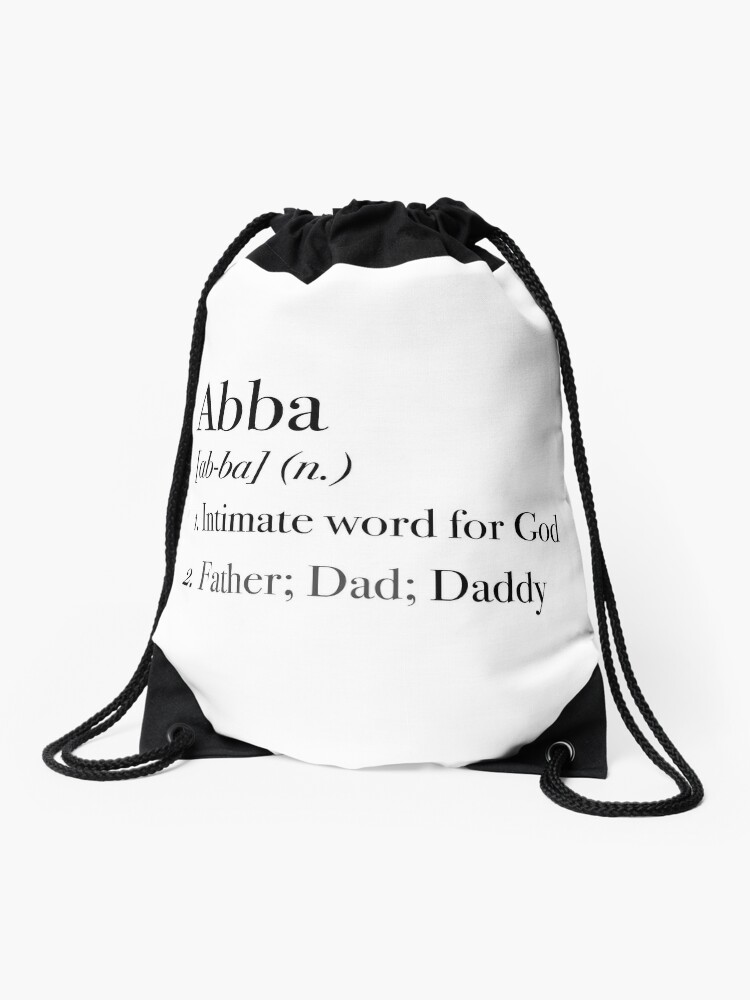 Mochila saco «Abba padre» de chaseekraft | Redbubble