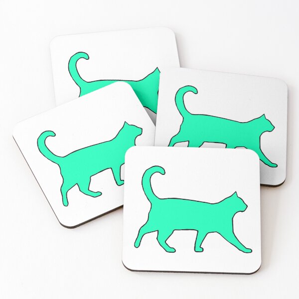 Item preview, Kitty Cat: Meow Friends - Seafoam designed and sold by Sweetie Spicy.