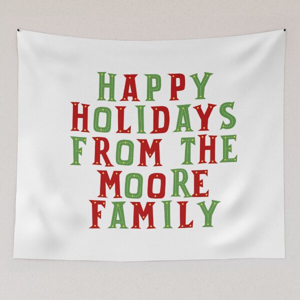 Item preview, Happy holidays from the Moore family designed and sold by Urosek.